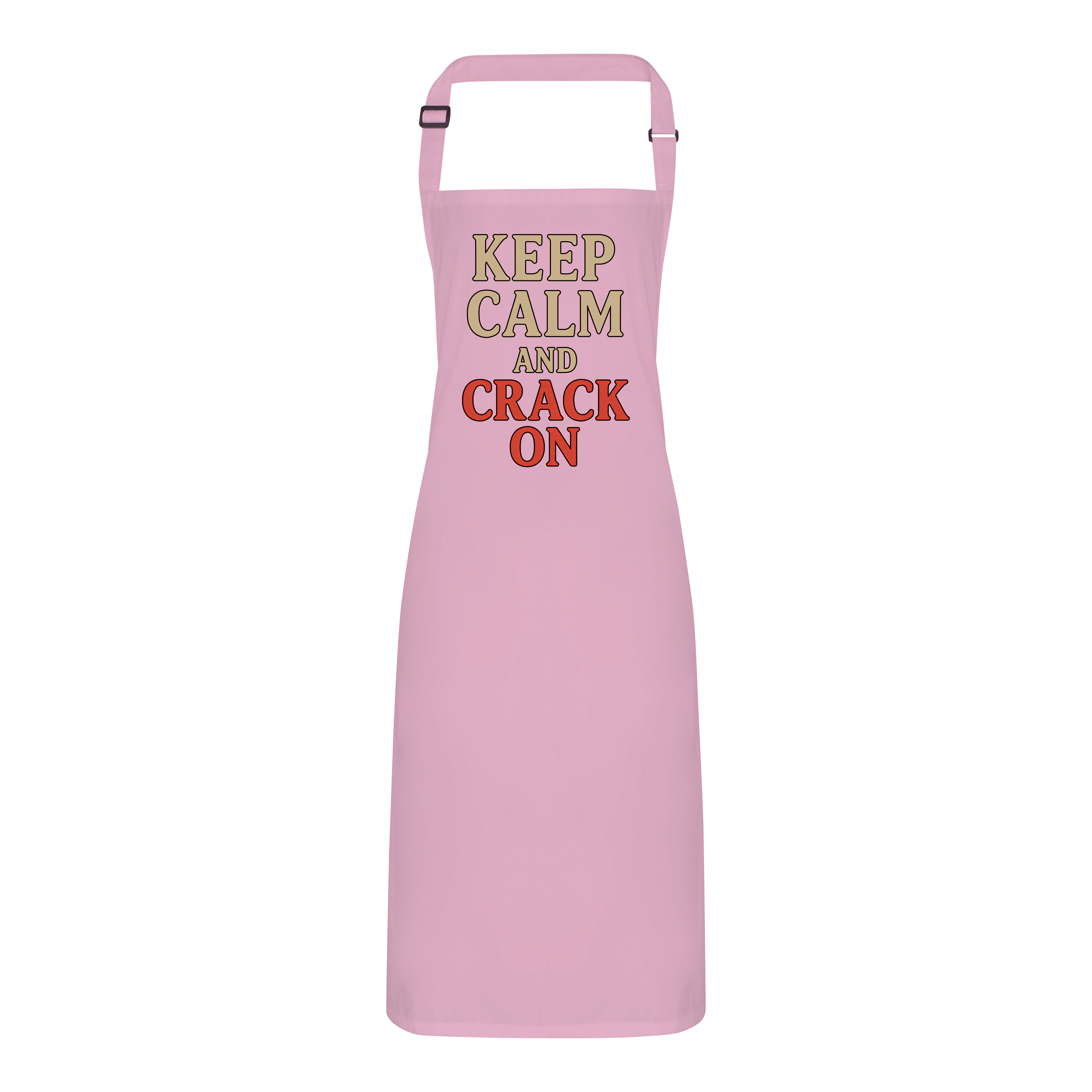 Keep Calm And Crack On Schürze - Lustiger Spruch zum Backen Grillen und Kochen Hausmannskoch - Bild 7 von 12